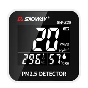 Sndway SW-825 MINI hava kalitesi monitör taşınabilir pm2.5 iç mekan dedektörü