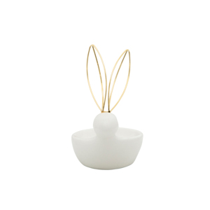 Portagioie in Ceramica a Forma di Coniglio, Vassoio Decorativo Moderno per Camera da Letto e Appartamento - Product Image 2
