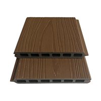 Panel Pagar Komposit WPC Teak Campuran Co-extrusion dengan Sistem Tongue and Groove untuk Luar Ruangan