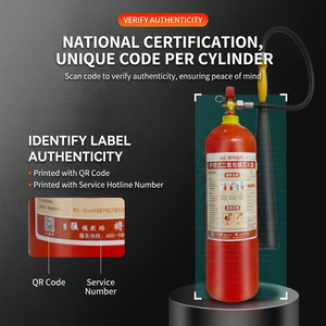 Extincteur portable à dioxyde de carbone haute performance, équipement de lutte contre l'<span class=keywords><strong>incendie</strong></span> au CO2, protection industrielle, prix usine - Product Image 6