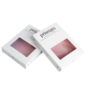 Caja de Empaque para Ropa Interior con Logotipo Personalizado, Cajas de Papel para Calzoncillos Boxer Impresas con Ventana Transparente - Product Image 6