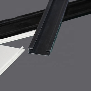 Nhựa PVC ABS HDPE tam giác hồ sơ Polycarbonate hồ sơ tùy chỉnh bóng trang trí hồ sơ cho các bức tường - Product Image 1