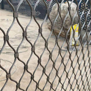 Maymun kafesleri amerika papağanı ağları Aviaries Metal papağan muhafaza tel halat örgü çit büyük kuşlar Pet kafesleri - Product Image 3