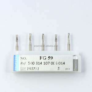 Đầu mài nha khoa hình trụ, cắt thẳng, 5 cái/hộp - Product Image 4