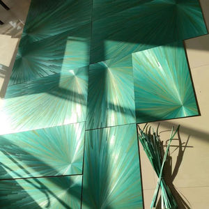 Boîte murale en <span class=keywords><strong>marqueterie</strong></span> de <span class=keywords><strong>paille</strong></span> de couleur bleue, art mural en <span class=keywords><strong>paille</strong></span>, incrustation de <span class=keywords><strong>paille</strong></span>, artisanat, boîte à bijoux, design en <span class=keywords><strong>marqueterie</strong></span> - Product Image 1