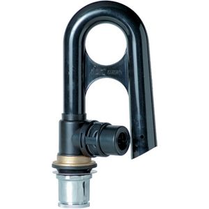 Batería Curva con Control Neumático para Sifón, Solo 34 cm de Longitud, 52 cm de Altura - Product Image 1