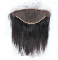 En gros, Frontal en dentelle HD 13x6 en cheveux brésiliens vierges Remy, à cuticules alignées, pré-épilé, avec base transparente fine