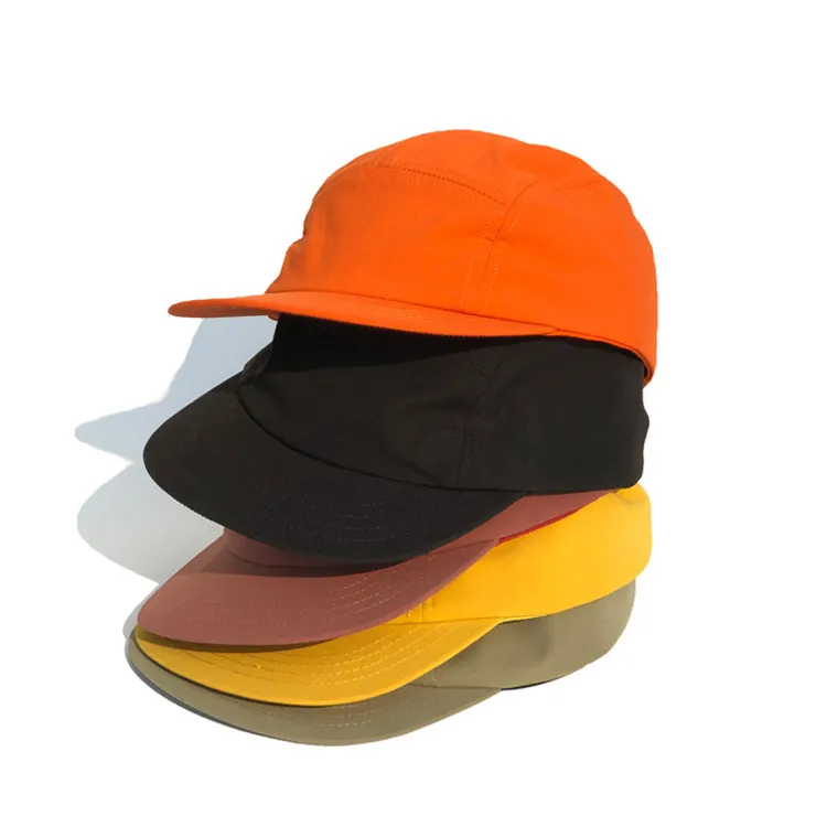 फैशन आउटडोर असंरचित snapback टोपियां कस्टम 5 पैनल बेसबॉल टोपी