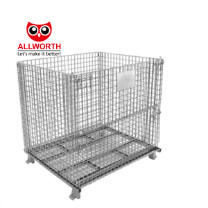 Nest Stapelen Grote Logistieke Laadcapaciteit Met Behulp Van Gegalvaniseerde Draadgaas <span class=keywords><strong>Container</strong></span> - Product Image 5