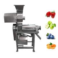 DZJX Presse-agrumes industriel à spirale pour fruits concassés / Extracteur de jus d'orange / Machine à jus à vis pour légumes concassés - Vente chaude