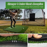 Tapis de golf intérieur/extérieur en T pour la conduite de balançoires Simulateur d'entraînement en gazon artificiel Tapis de frappe de golf pour la pratique