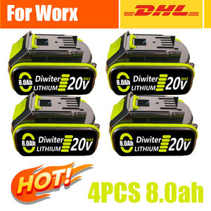 Nuova Batteria al Litio Originale Universale ad Alta Capacità 20V 8.0Ah/12.0Ah Compatibile con <span class=keywords><strong>Utensili</strong></span> Elettrici <span class=keywords><strong>WORX</strong></span> - Product Image 6