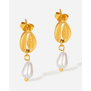 Joyería Vintage Elegante para Mujer, Regalo de Aniversario, A Prueba de Agua, Sin Deslustre, Pendientes de Perlas - Product Image 3
