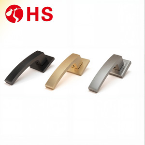 Poignées de serrure de porte ambidextres en alliage d'aluminium LED multicolores minimalistes modernes HS HS-BS036 Installation facile <span class=keywords><strong>pour</strong></span> - Product Image 2
