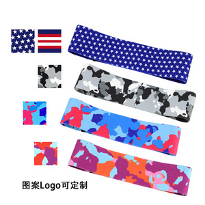 Icodiffi Bande de résistance élastique à motifs pour le yoga, pour les fessiers, le fitness, le remodelage corporel et les étirements - Product Image 1