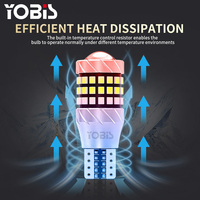 YOBIS 2025 New Auto LED Backup Reverse Light 2016 54SMD Projecteur Lentille T15 Canbus Sans Erreur 921 912 W16W LED Ampoule pour Voiture