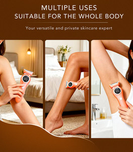 Depiladora Corporal Eléctrica Inalámbrica para Mujer, Recortadora de Bikini sin Dolor, Afeitadora de Piernas y Zona Íntima para Viajes, Depiladora Facial Reemplazable para Dama - Product Image 6