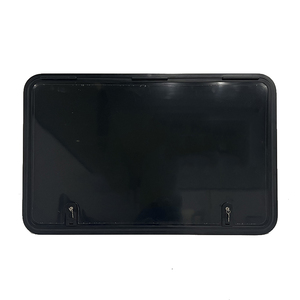 Fábrica personalizada todo negro camión remolque caravana escotillas RV almacenamiento puertas de acceso con puntales de soporte de gas - Product Image 2