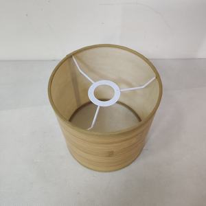 <span class=keywords><strong>Paralume</strong></span> in stile nordico ispirato alla natura sostenibile Mini <span class=keywords><strong>paralume</strong></span> in <span class=keywords><strong>legno</strong></span> per lampada da tavolo design circolare in tessuto - Product Image 3