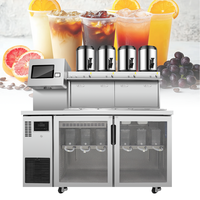 Machine à thé à bulles automatique à service unique équipement de fabrication de lait Boba système de boissons intelligent pour magasin