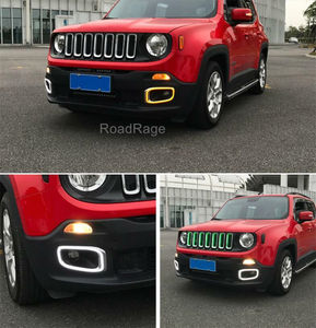 Luz antiniebla LED para parachoques delantero, lámpara de conducción DRL, señal de giro, blanco, amarillo, apto para jeep Renegade 2016 2017 2018 - Product Image 3