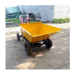 Bouw Dump <span class=keywords><strong>Truck</strong></span> Feed Mest Removal Vrachtwagens In Boerderijen Vier-Wiel Elektrische As Winkelwagen - Product Image 1