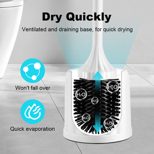 Maßgefertigtes Elektrisches Toilettenreinigungsbürsten-Set aus Silikon TPR Kunststoff Toilettenreinigungsbürste für Badezimmer-Toilettenreinigung - Product Image 5