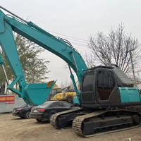 Kobelco Hydraulischer Raupenbagger 22 Tonnen Schwerlast-Motorbagger für Landwirtschaft und Landschaftsbau Effizientes Kraftbaggerwerkzeug