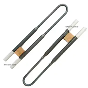 High Temperature U Shape 1800 grade Mosi2 Heating Elements mini oven heating element for Furnace