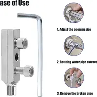 Nouvel extracteur de fil de serrage industriel ODM pour robinet d'arrêt d'angle, universel 4/6 points pour tuyau d'eau