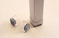 Service personnalisé Transparent Meubles Chaise Table Pied accessoire Antidérapant Couverture Pieds Feutre Bas Conseils