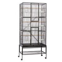 Cage à oiseaux grande taille à prix de gros pour perroquet, ara, papegaïon - Cage d'élevage multicouche, conception anti-évasion, construction solide