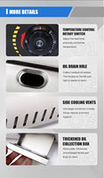 Machine de cuisson électrique professionnelle de comptoir BDH-60N 220V 6000W à convection, nettoyage facile, avec poignée, pour steaks et gâteaux 1