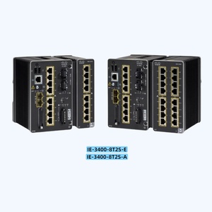 สวิตช์ IE3400อุตสาหกรรมใหม่ IE-3400-8P2S-E มาพร้อมกับ8GE PoE/PoE +, 2GE SFP, adv. Modular, NE NA.IE-3400-8P2S-A - Product Image 2