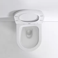 Salle de bain WC mural en céramique Toilette sans réservoir Pulse No Cittern Wash Down P Trap WC Tornado Rinçage Cupc Toilette