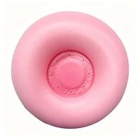 Tube gonflable de parc aquatique en PVC robuste, rose, avec fond, pour adultes et enfants