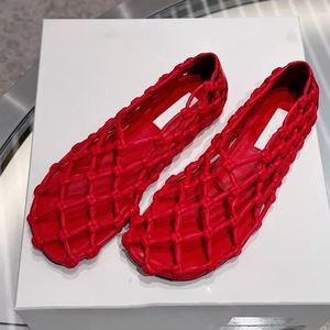 Produttore di lusso personalizzato per ragazze estate tacco piatto treccia Meh scarpe a punta tonda <span class=keywords><strong>sandali</strong></span> bassi cavi per le donne e le signore - Product Image 2
