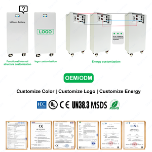 家庭用蓄電池 16kWh 51.2V 280Ah/314Ah リン酸鉄リチウムイオンバッテリー 縦型可動式太陽光発電システム - Product Image 2
