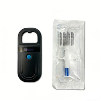 Lector RFID ISO 11784/11785 PT180 EM4305 134.2kHz para Etiquetas de Oreja de Animales, Microchip, Escáner de Identificación, Mini Etiqueta