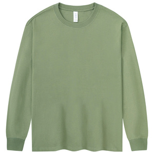 230g Cotton White Leisure <strong>Black</strong> Super Large <strong>Pattern</strong> Men <strong>and</strong> Women Custom T-shirt Men Long Sleeve T-shirt Material 100% Cotton - Product Image 3