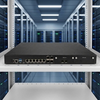 PC Firewall Pfsense Rak-mount 1U, 6*LAN 2.5G, 6*SFP 10G, H770, Mendukung Intel I9 I7 I5 I3 Generasi ke-12 hingga ke-14, Perangkat Jaringan