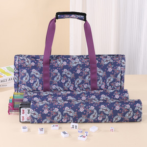 Ensemble de sacs de <span class=keywords><strong>mahjong</strong></span> de luxe américains transfrontaliers - Grande capacité, portable, en polyester, pour le rangement du <span class=keywords><strong>mahjong</strong></span>, idéal pour un usage <span class=keywords><strong>quotidien</strong></span> et en voyage - Product Image 5