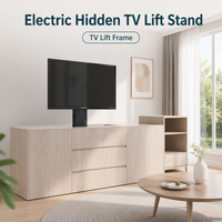 Support de télévision à levage et abaissement entièrement automatique, pour téléviseurs de 32 à 70 pouces, en acier laminé à froid, capacité 80 kg - Meilleure vente