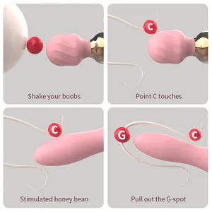 2024 Janpan AV MINI เครื่องสั่นเครื่องทําความร้อนVibrating G Spot Clitoris Stimulatorของเล่นสําหรับผู้ใหญ่MINI Vibratorนวดช่องคลอด