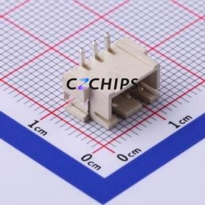 2.54-3P-LT Wire-to-Board Pin Header SMD,P=2.5mm Connector 1x3P 2.5mm Vertical Mount XH - Product Image 1