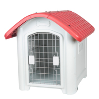 Chenil pour chien, niche en plastique imperméable pour petits animaux, niche pour chiot durable, intérieur et extérieur