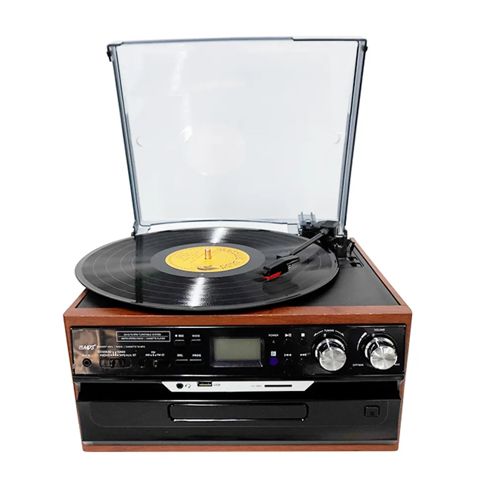 Radio Elektrik Cd Digital Speaker High End Klasik Portabel Gramofon Rekam Vinyl Player