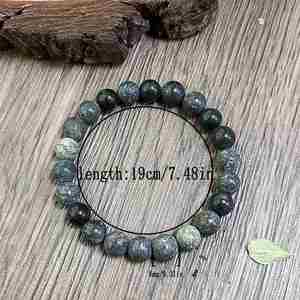 Bracelet en pierre naturelle, perles de verre colorées, bien-être holistique, bijoux personnalisés de qualité supérieure, livraison rapide - Product Image 1
