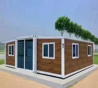 Maison de bureau pliable et extensible, unité de conteneur portable pratique
