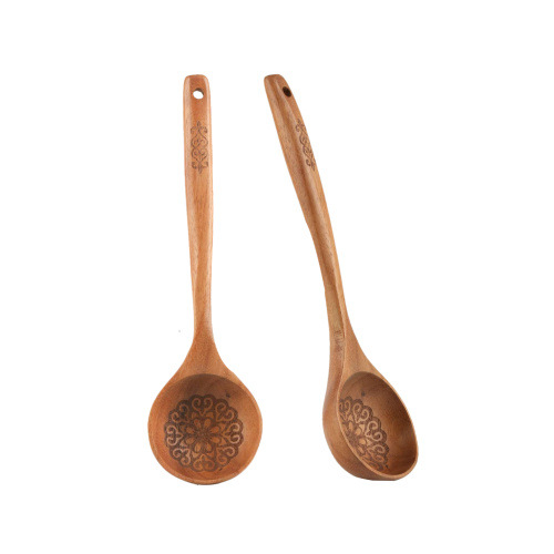 Cuillère en bois simple (36 x 9 cm)